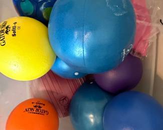 Assorted Gator Skin Softi-6 and Other Foam Balls