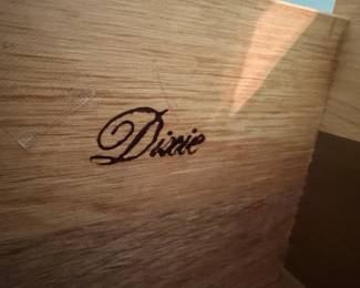 Vintage Dixie Furniture French Provincial Highboy Chest of Drawers