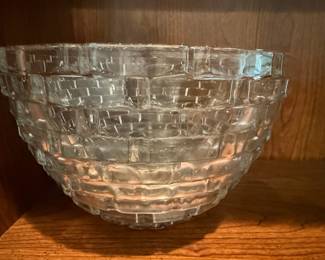 Vintage Mikasa Palazzo Crystal Bowl