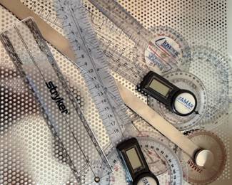 Jamar Plus+ Digital Goniometer and Assorted Goniometers