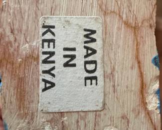 Hand-Carved Kenyan Kisii Soapstone Giraffe Figurines
