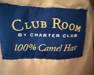 Club Room by Charter Club 100% Camel Hair Blazer