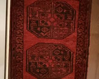 Afghan Akhche Hand-Knotted Wool Rug