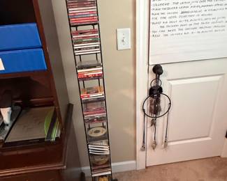Atlantic 32-Disc Modern Nestable Wire Rack Media Storage Tower