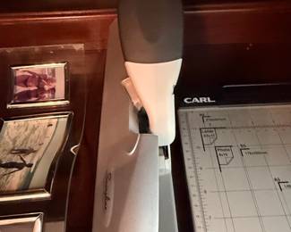 Swingline Heavy-Duty Desktop Stapler and Carl Rotary Paper Trimmer