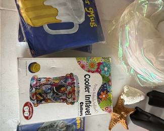 Two Lumps of Sugar Inflatable Beer Mug and Boom Box Beverage Coolers