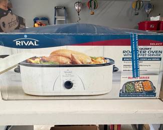 Rival 18-Quart Roaster Oven with Buffet Server