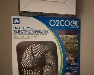 O2COOL 10-Inch Portable Battery or Electric Fan