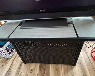 Wicker Fire Pit Table
