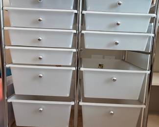 10-Drawer Rolling Storage Organizer Cart