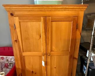 Pine Two-Door Armoire