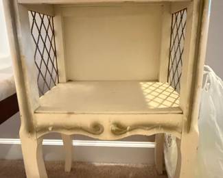 Vintage French Provincial Style Bedside Table