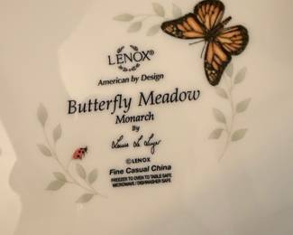 Lenox Butterfly Meadow Monarch Dinner Plate