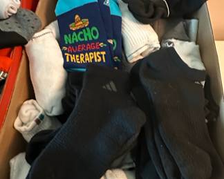 Assorted Used Novelty and Athletic Socks