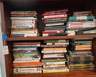Collection of Assorted Culinary and Lifestyle Cookbooks
