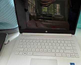 HP 14-inch Laptop (Snowflake White) - Intel Celeron N4500, 4GB RAM, 64GB eMMC