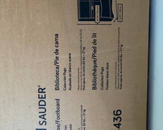 Sauder Pogo Bookcase/Footboard (Model 414436)