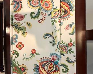 Bico International Ceramic Paisley Floral Serving Platter