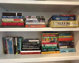 Assorted Modern Fiction Books and Board Games
