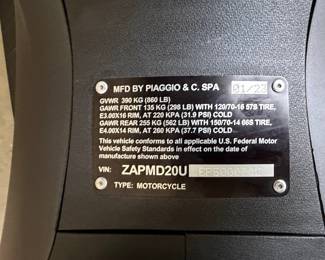 2023 Piaggio Beverly S 400 HPE Scooter
