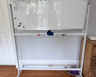 Mobile Reversible Magnetic Dry Erase Whiteboard