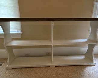 Farmhouse Style Two-Tier Console Table