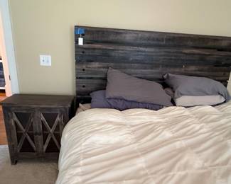 Signature Design by Ashley Drystan Brown Gray Finish Queen Storage Bed Set