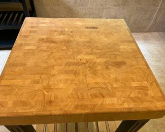 Top View of Butcher Block