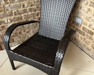 Modern Wicker Armchair