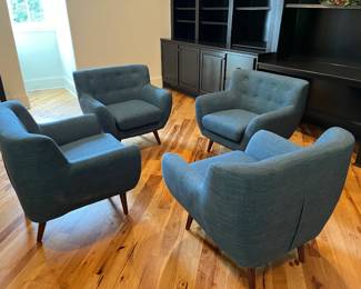 Mid-Century Style Armchairs