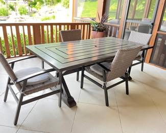 Patio Table and Four Chairs
