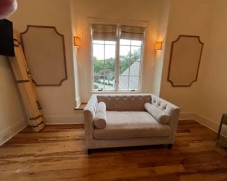 Gail Loveseat and Pair Framed Fabrics