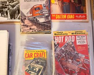 Tons of vintage literature in great condition.