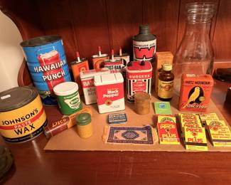 Vintage Tins - More are unpictured