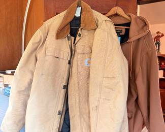 Brand-name Carhartt, Schmidt, L.L. Bean, and other workwear
