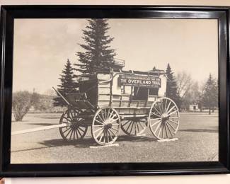 Large Western Art Print in Frame