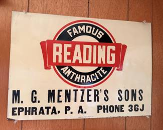 Vintage Coal Advertising Sign