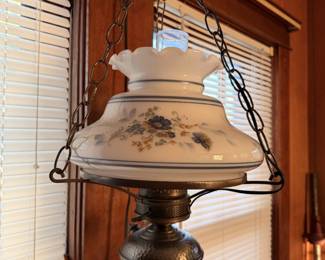Multiple converted oil lamps