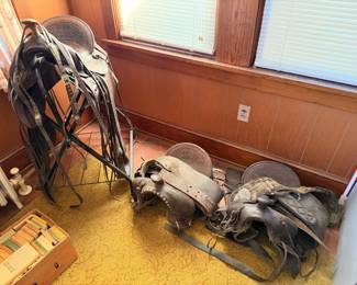 John P Buckley, LASF Co Antique 'Rough Rider' Saddles