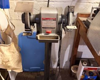 1/2 HP Sears Bench Grinder on stand
