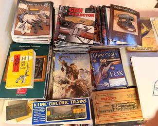 Quality gun, train, and western literature. Antique to Vintage to modern.