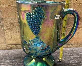 Grape iridescent pitcher