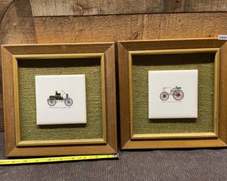First packardduryeas motor wagon framed tiles