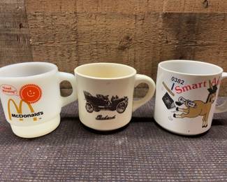 Three mugs fire king McDonalds