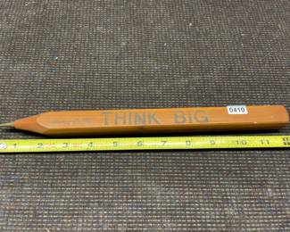 Think big pencil