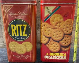 RitzGeorgia cracker tins