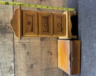Mini wood chest of drawers box