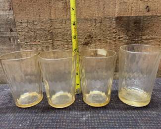 Four glasses