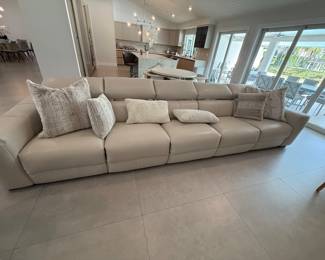 Natuzzi Leather Sectional