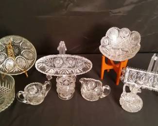 Crystal Serving Assortment 9Piece Collection
